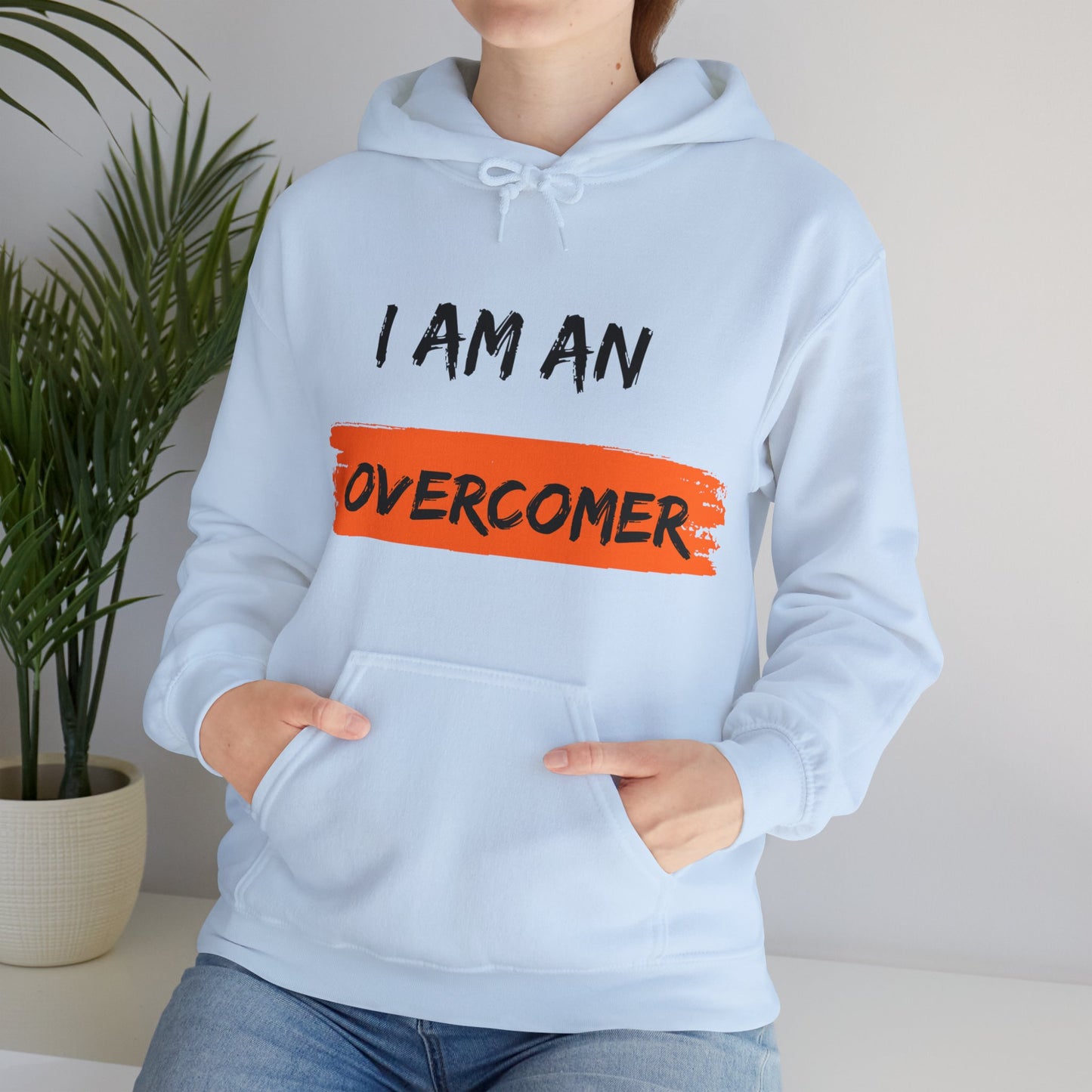 Unisex Hooded Sweatshirt - I am an overcomer