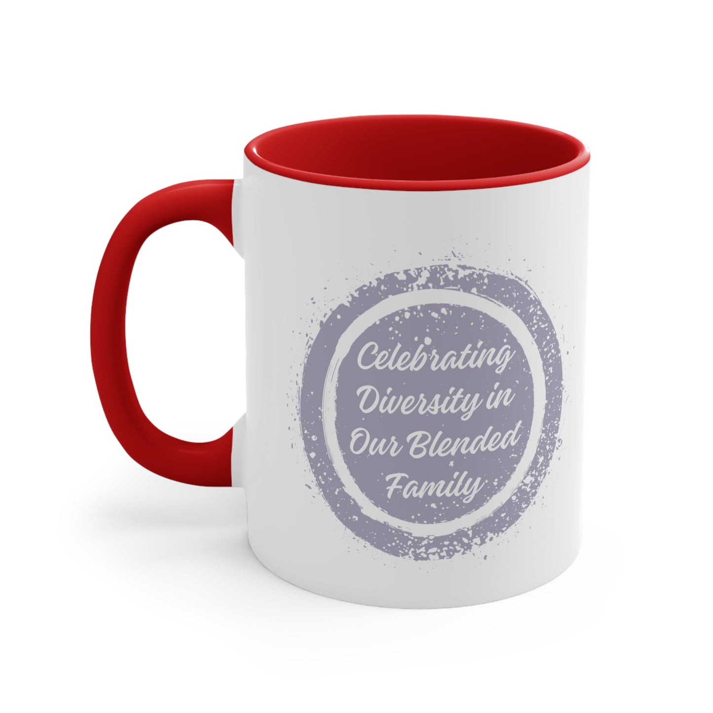 Accent Coffee Mug - Celebrating Diversity in Our Blended Family