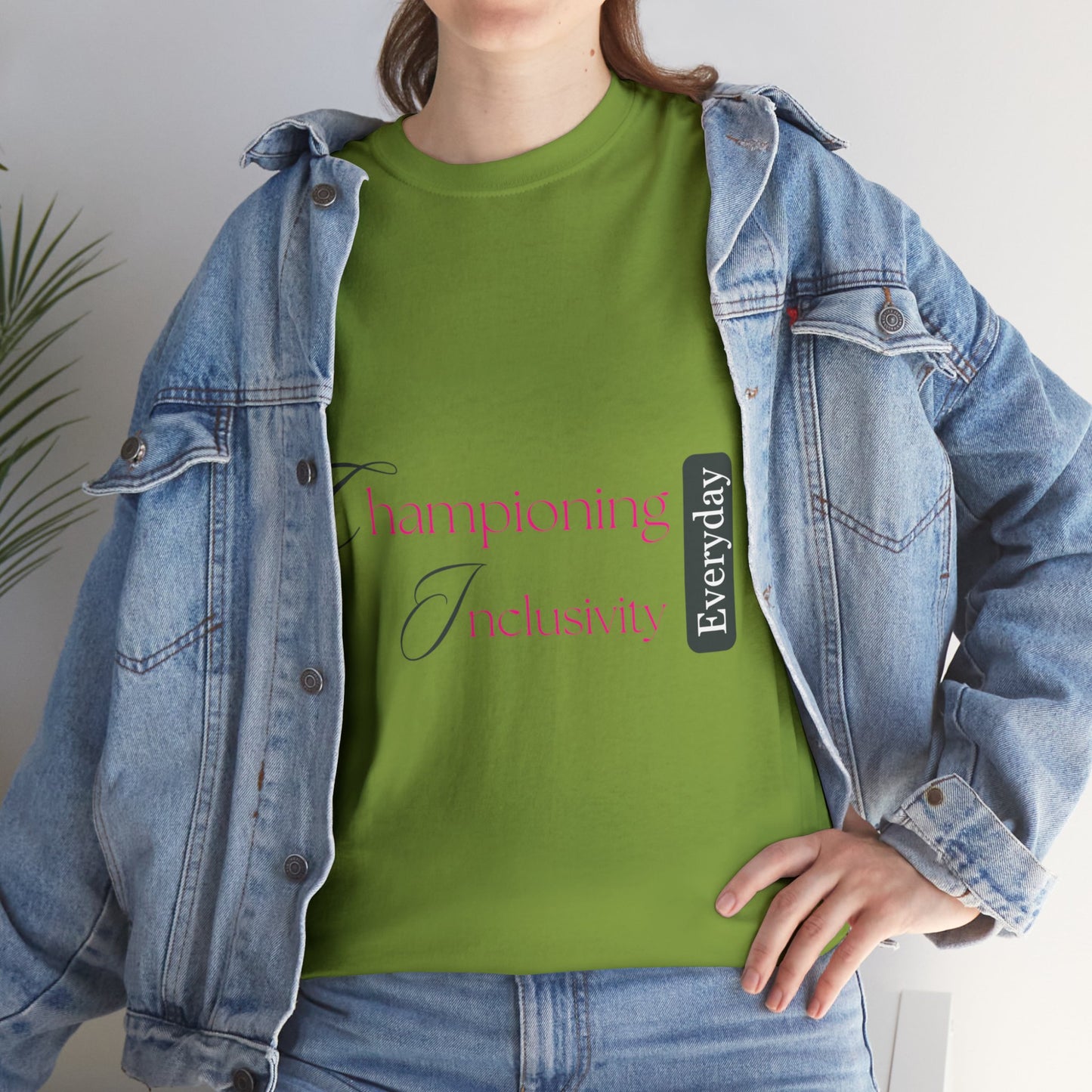 Unisex T-Shirt - Championing Inclusivity Every Day