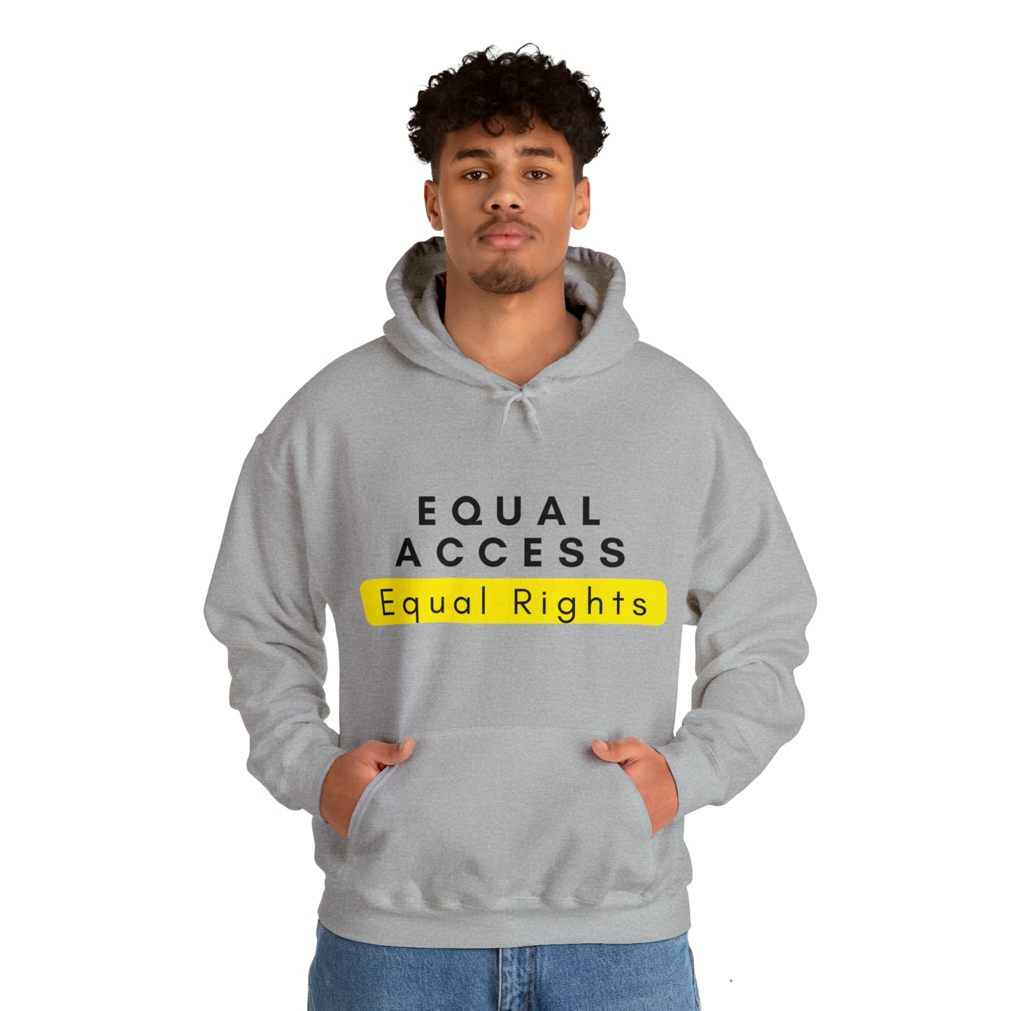 Unisex Hooded Sweatshirt - Equal Access, Equal Rights