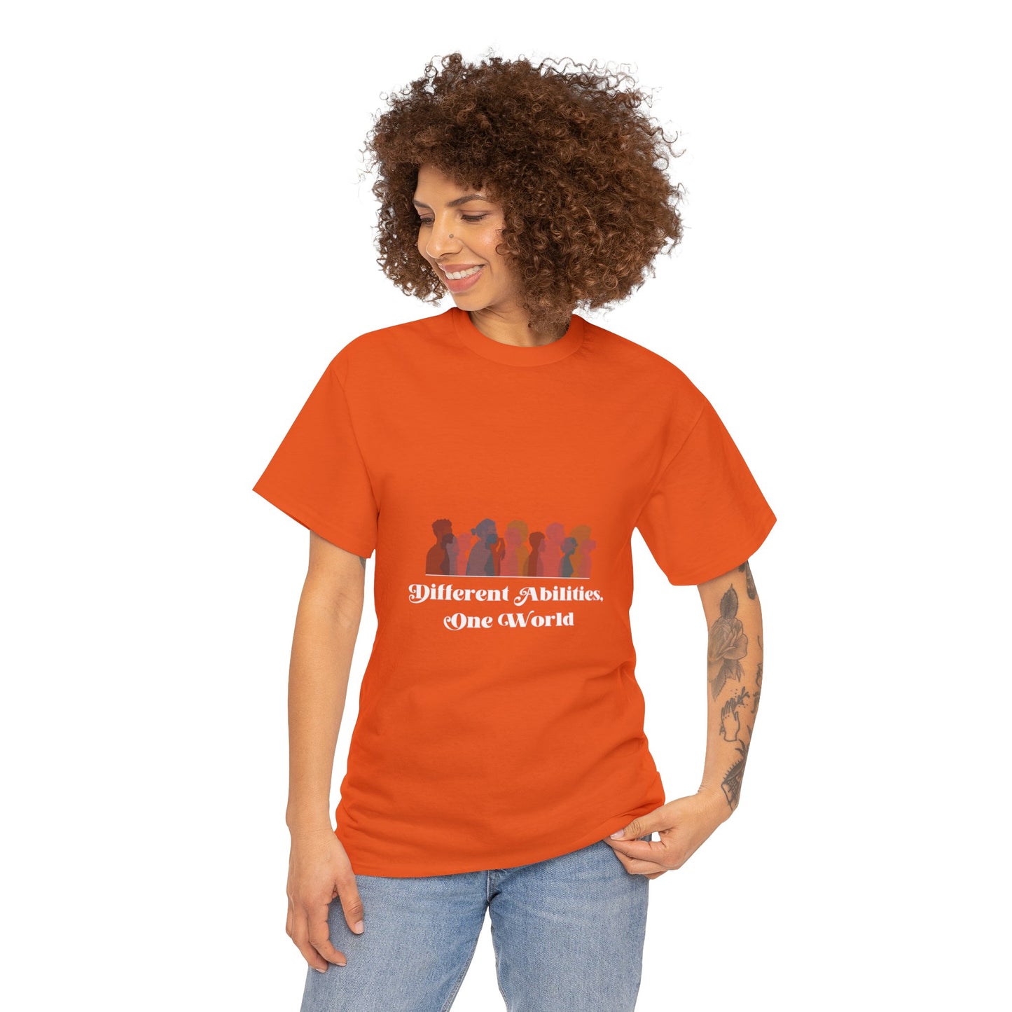 Unisex T-Shirt - Different Abilities, One World