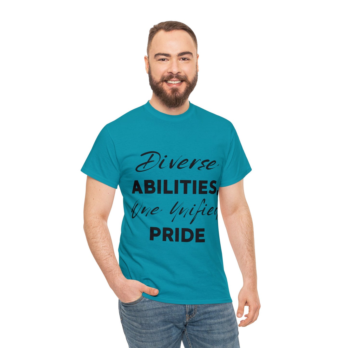 Unisex T-Shirt - Diverse Abilities, One Unified Pride