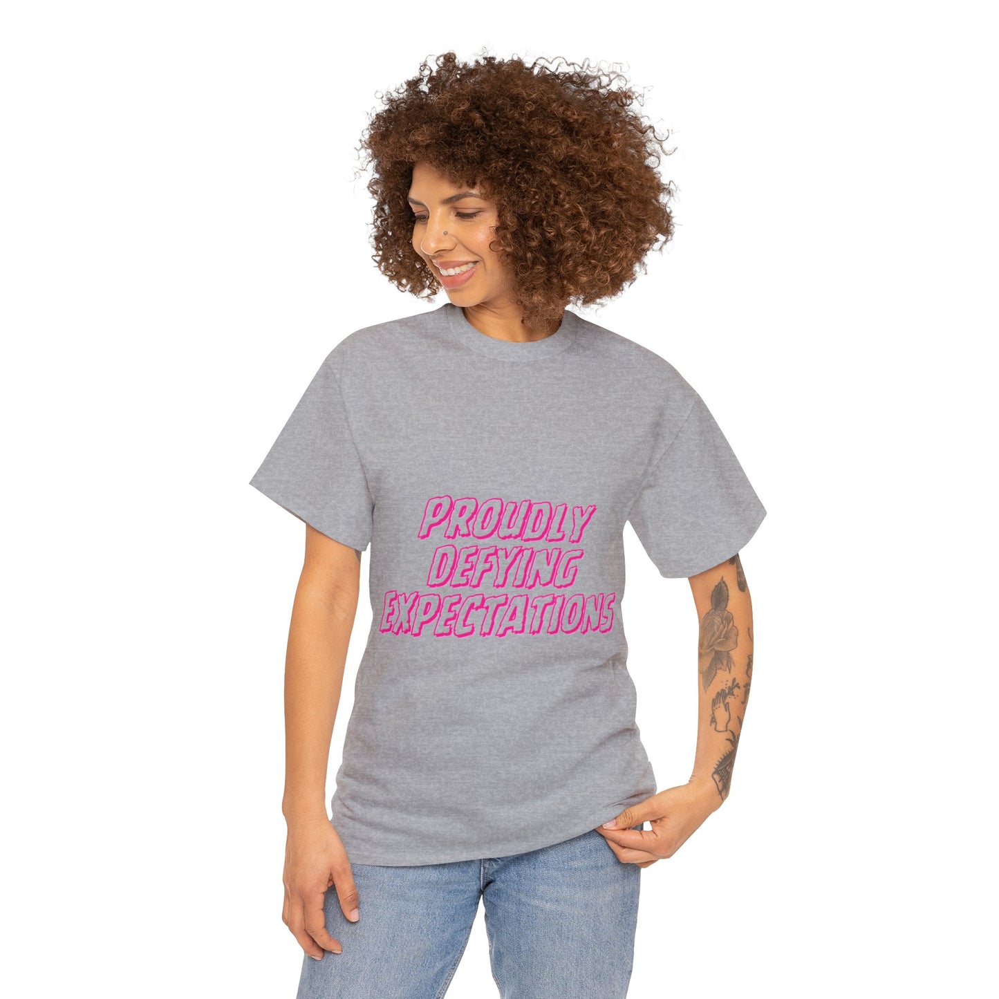 Unisex T-Shirt - Proudly Defying Expectations