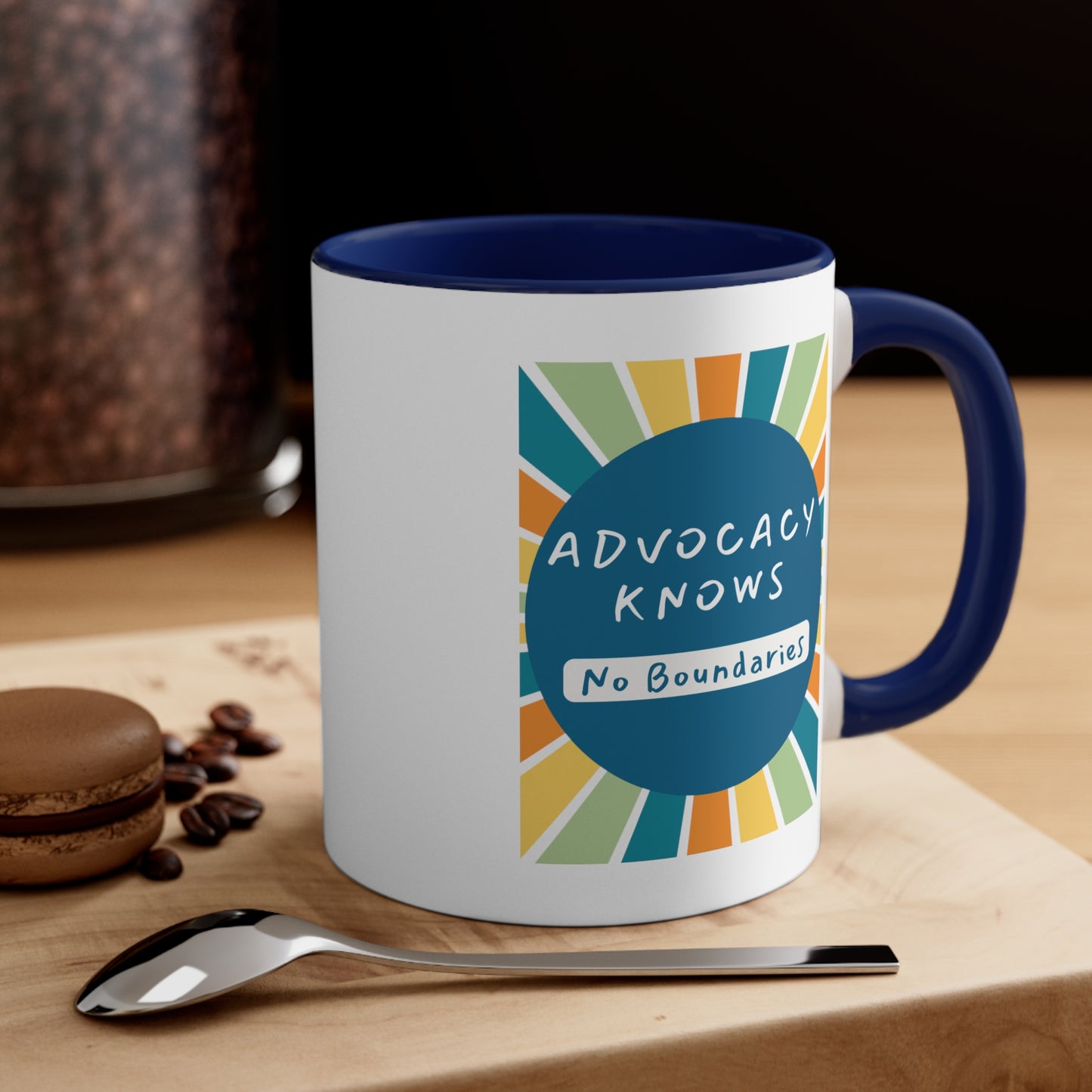 Accent Coffee Mug - Advocacy Knows No Boundaries