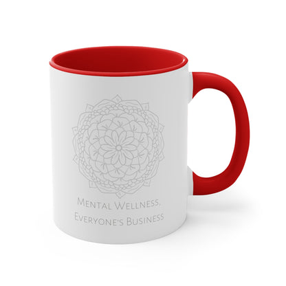 Accent Coffee Mug - Mental Wellness, Everyone's Business