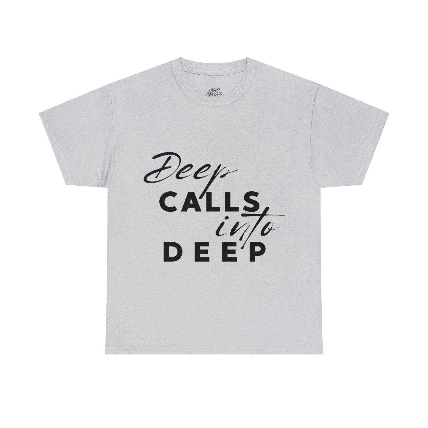 Unisex Heavy Cotton Tee - Deep calls into deep