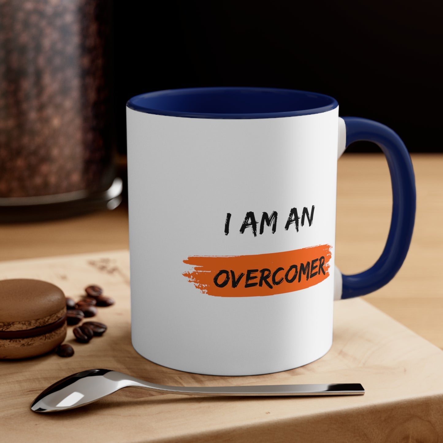 Accent Coffee Mug -  I am an overcomer