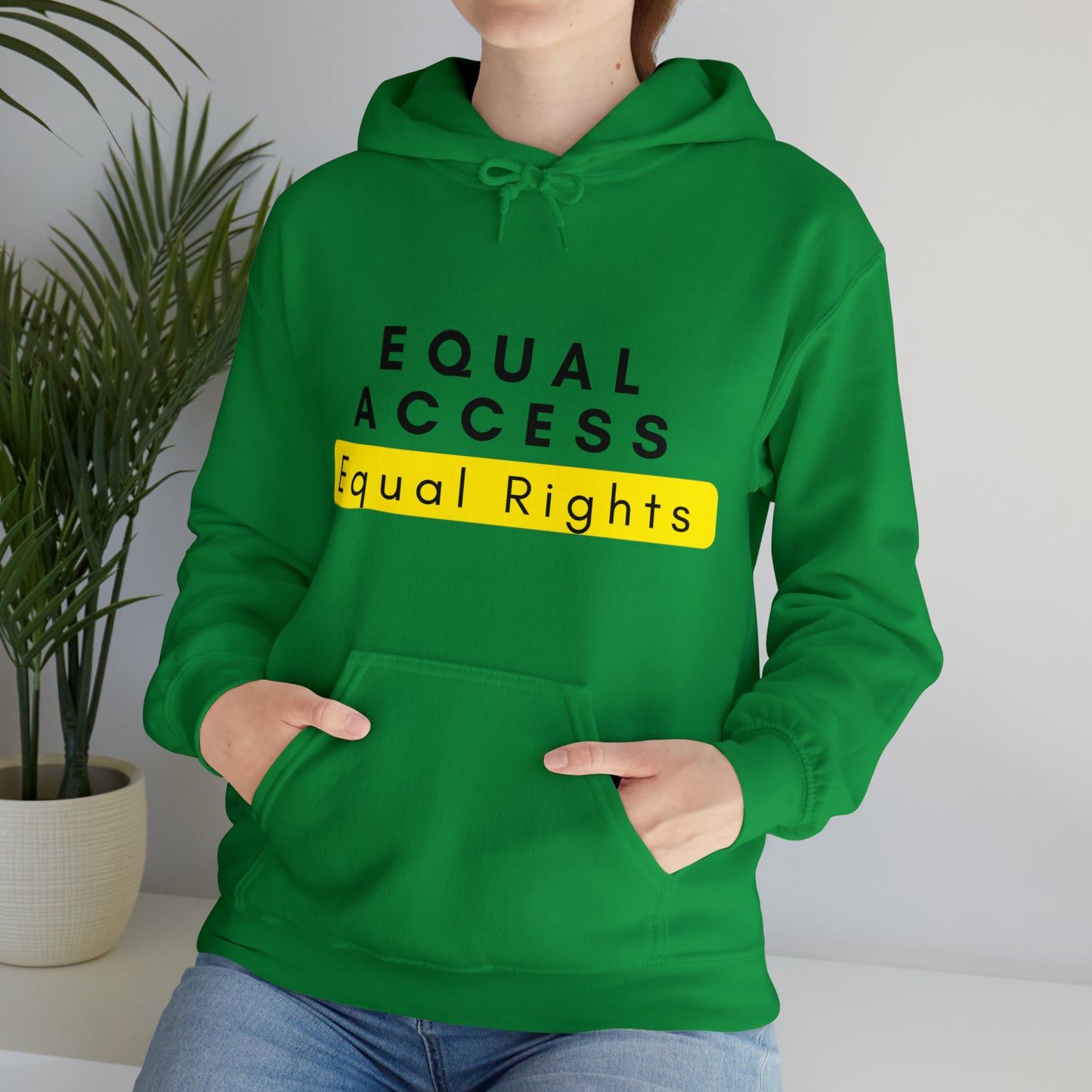 Unisex Hooded Sweatshirt - Equal Access, Equal Rights