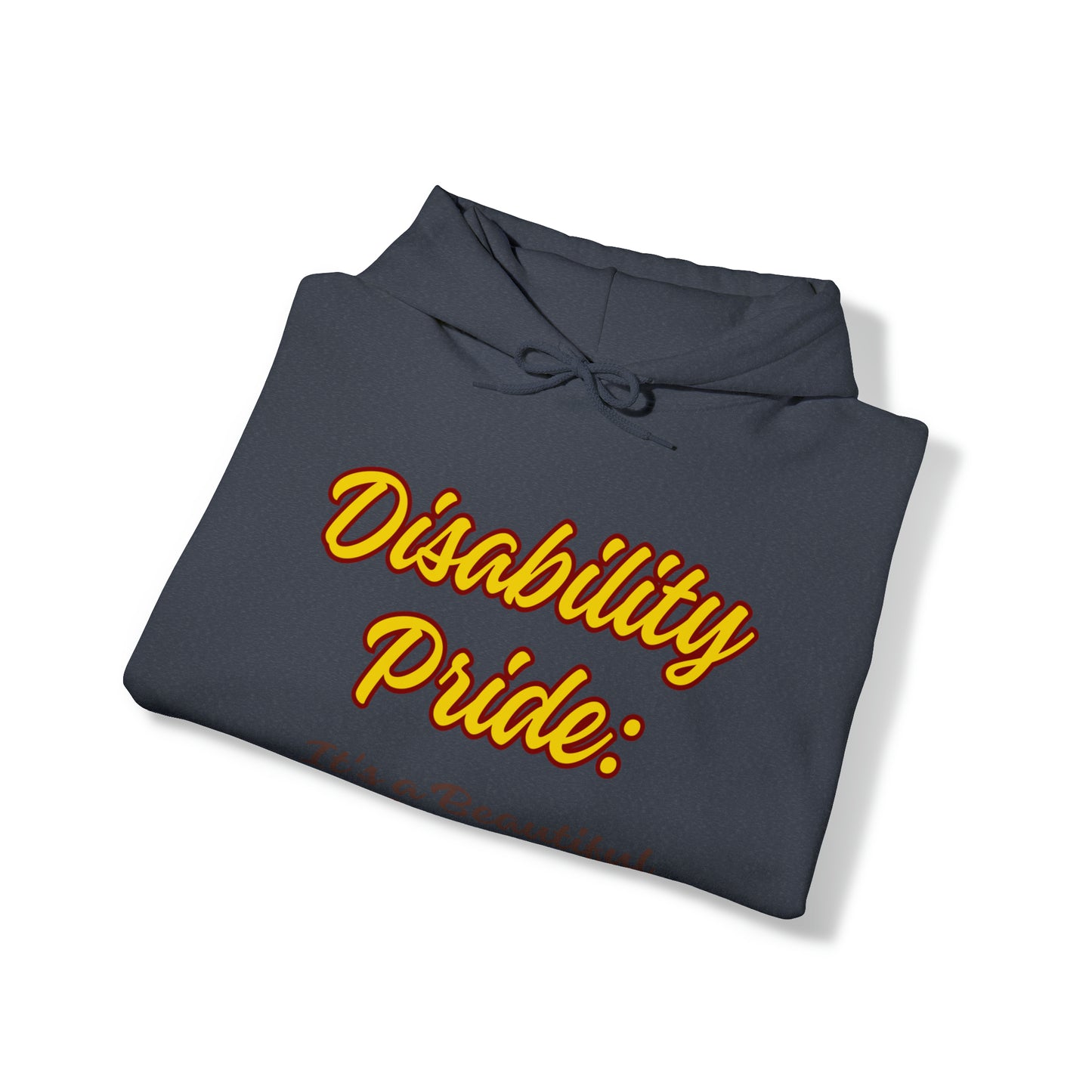 Unisex Hooded Sweatshirt - Disability Pride: It's a Beautiful Spectrum