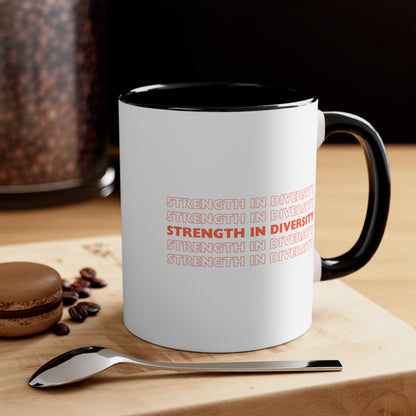 Accent Coffee Mug - Strength in Diversity