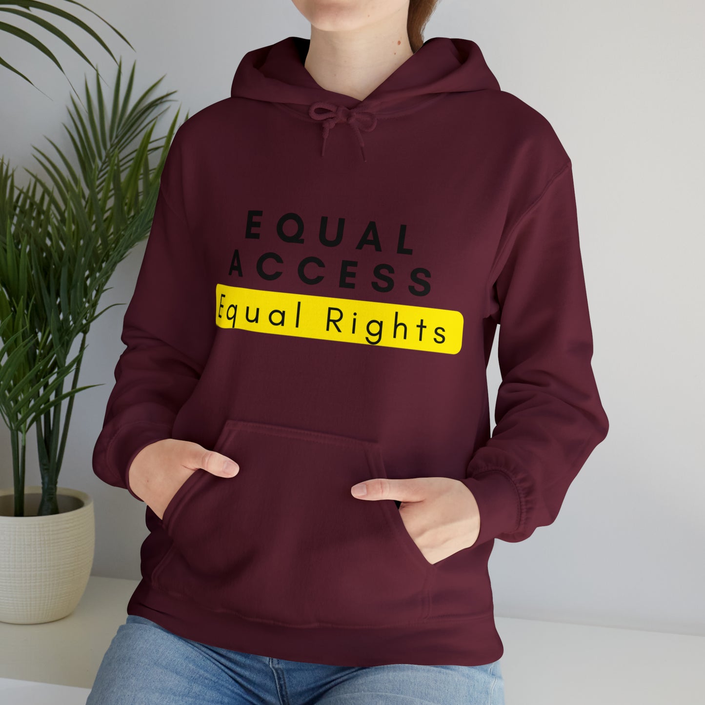 Unisex Hooded Sweatshirt - Equal Access, Equal Rights