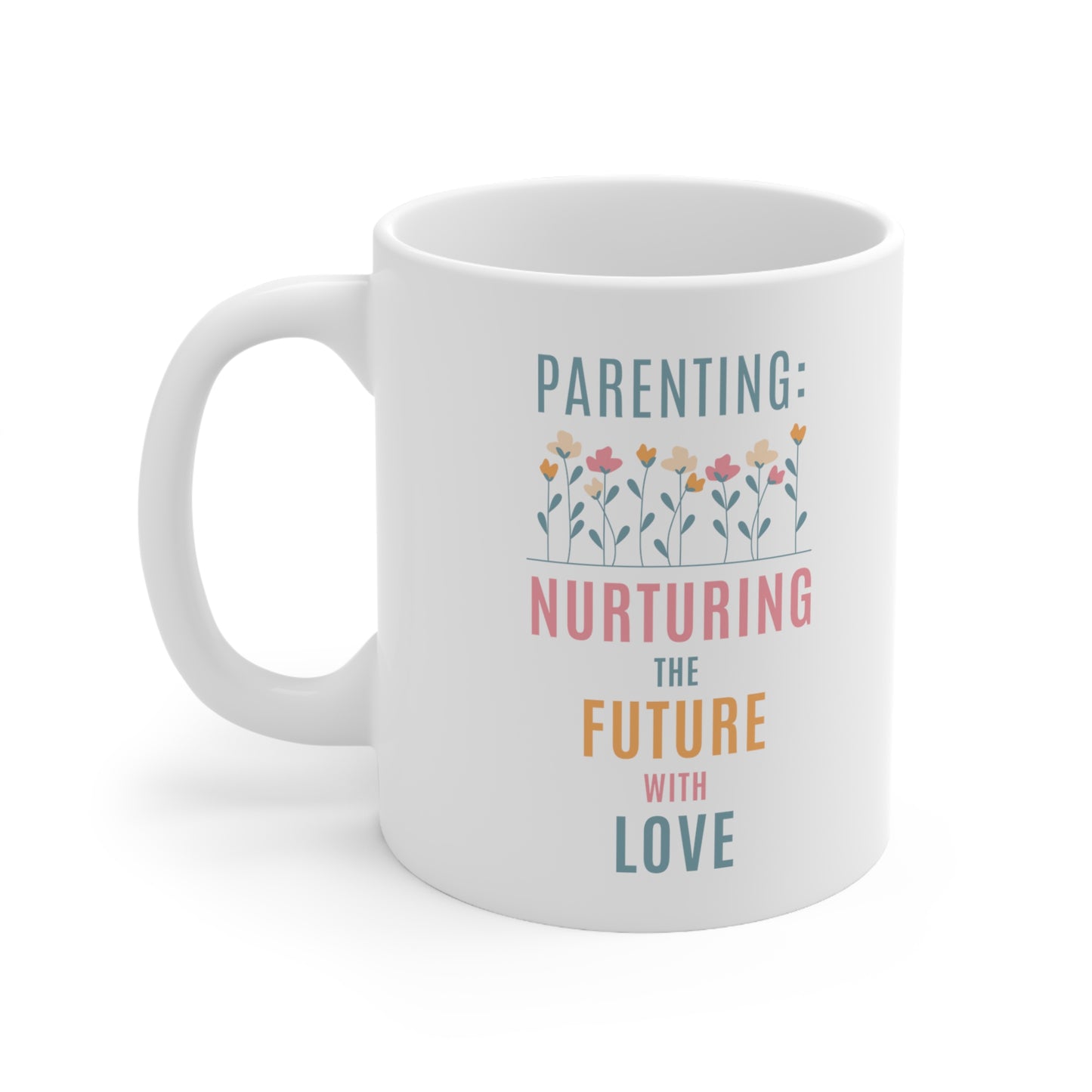 Accent Coffee Mug - Parenting: Nurturing the Future with Love