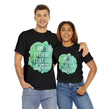 Unisex Heavy Cotton Tee - I am the evidence that God exists