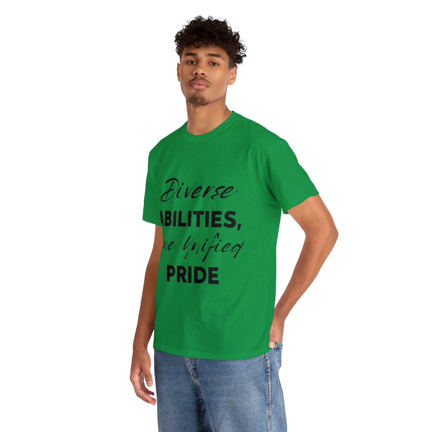 Unisex T-Shirt - Diverse Abilities, One Unified Pride