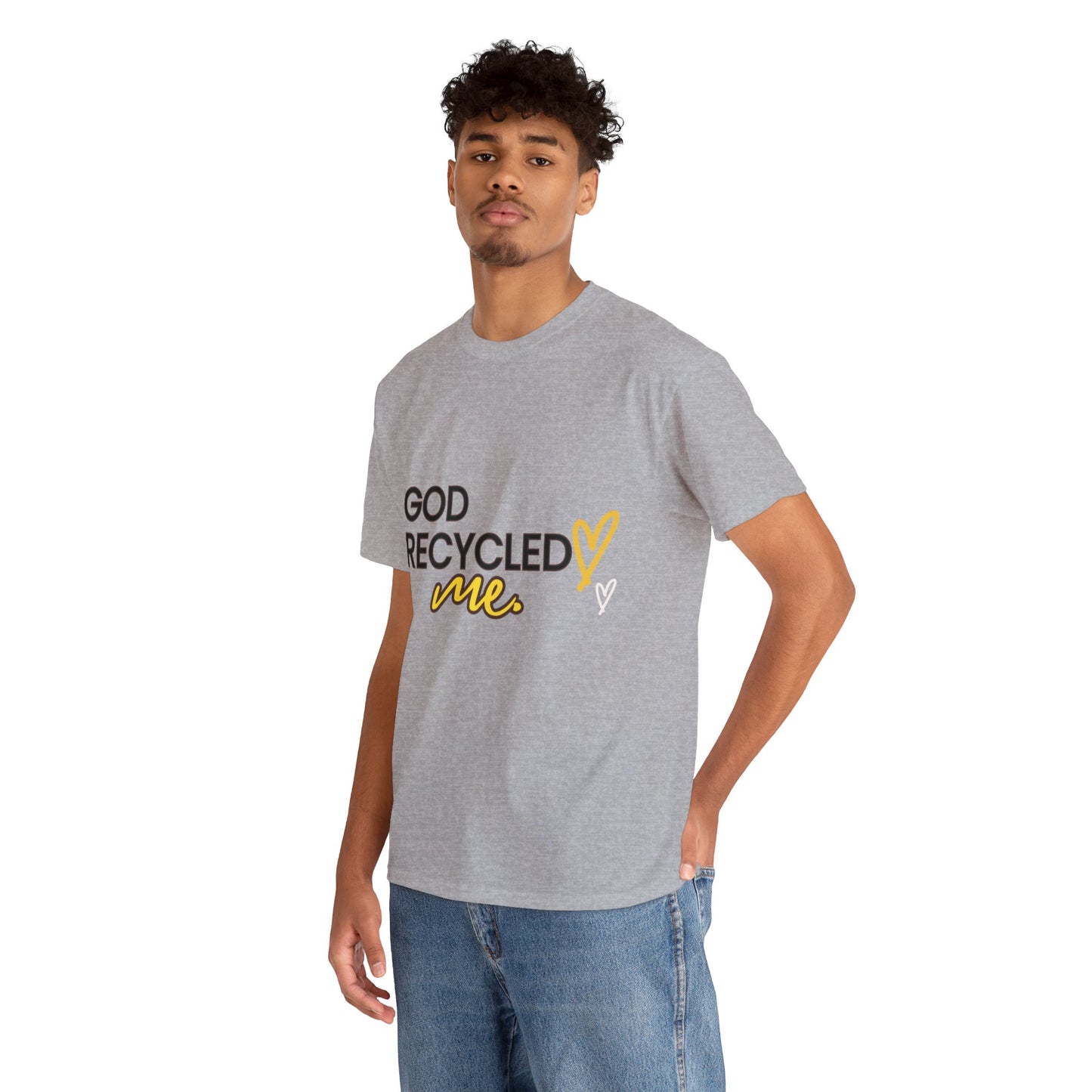 Unisex Heavy Cotton Tee - God recycled me