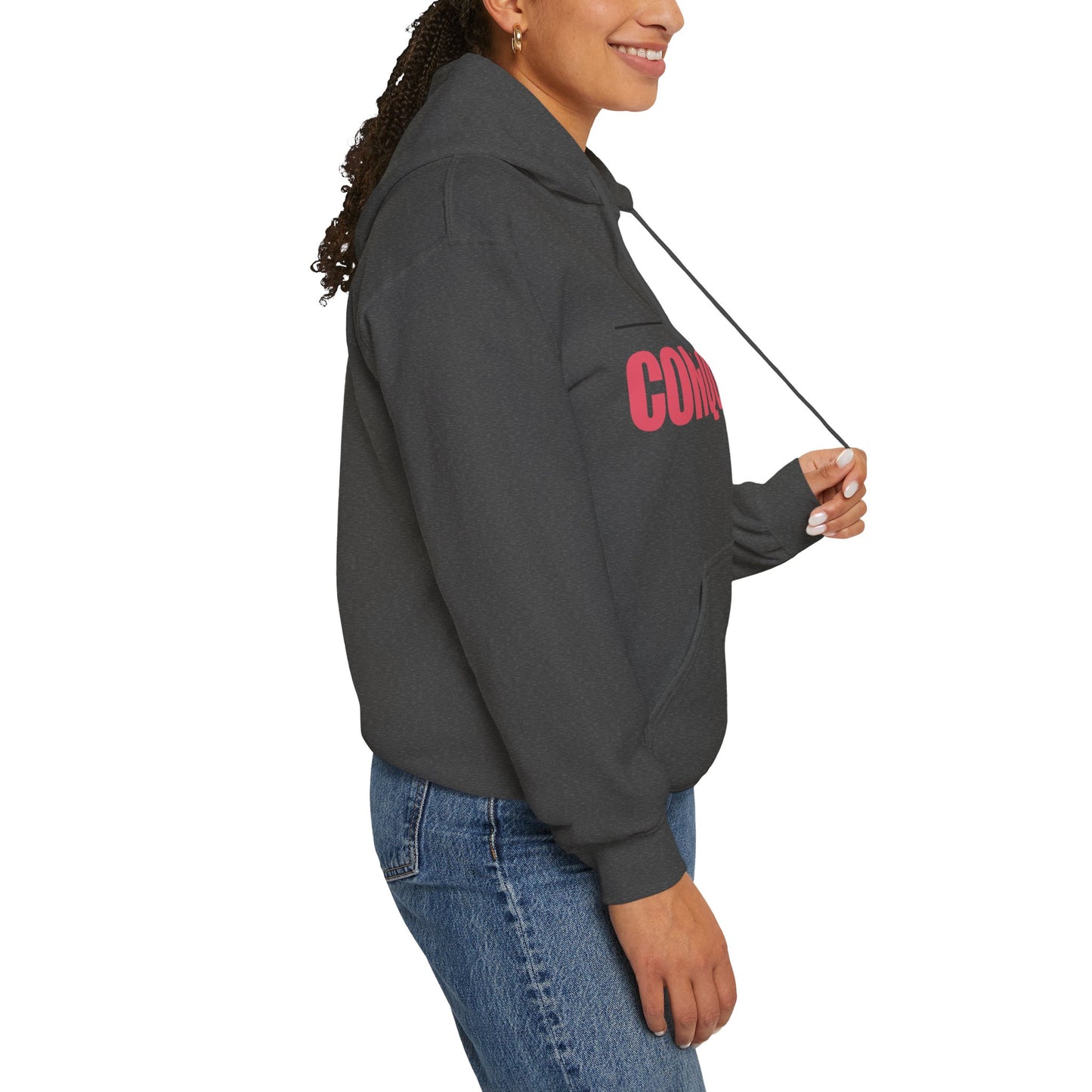 Unisex Hooded Sweatshirt - I am more than a conqueror