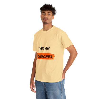 Unisex Heavy Cotton Tee -  I am an overcomer