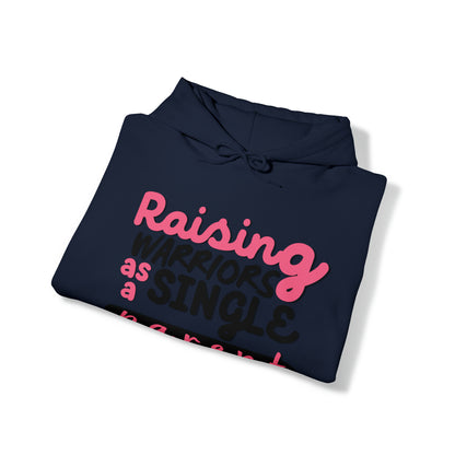 Unisex Hooded Sweatshirt - Raising Warriors as a Single Parent