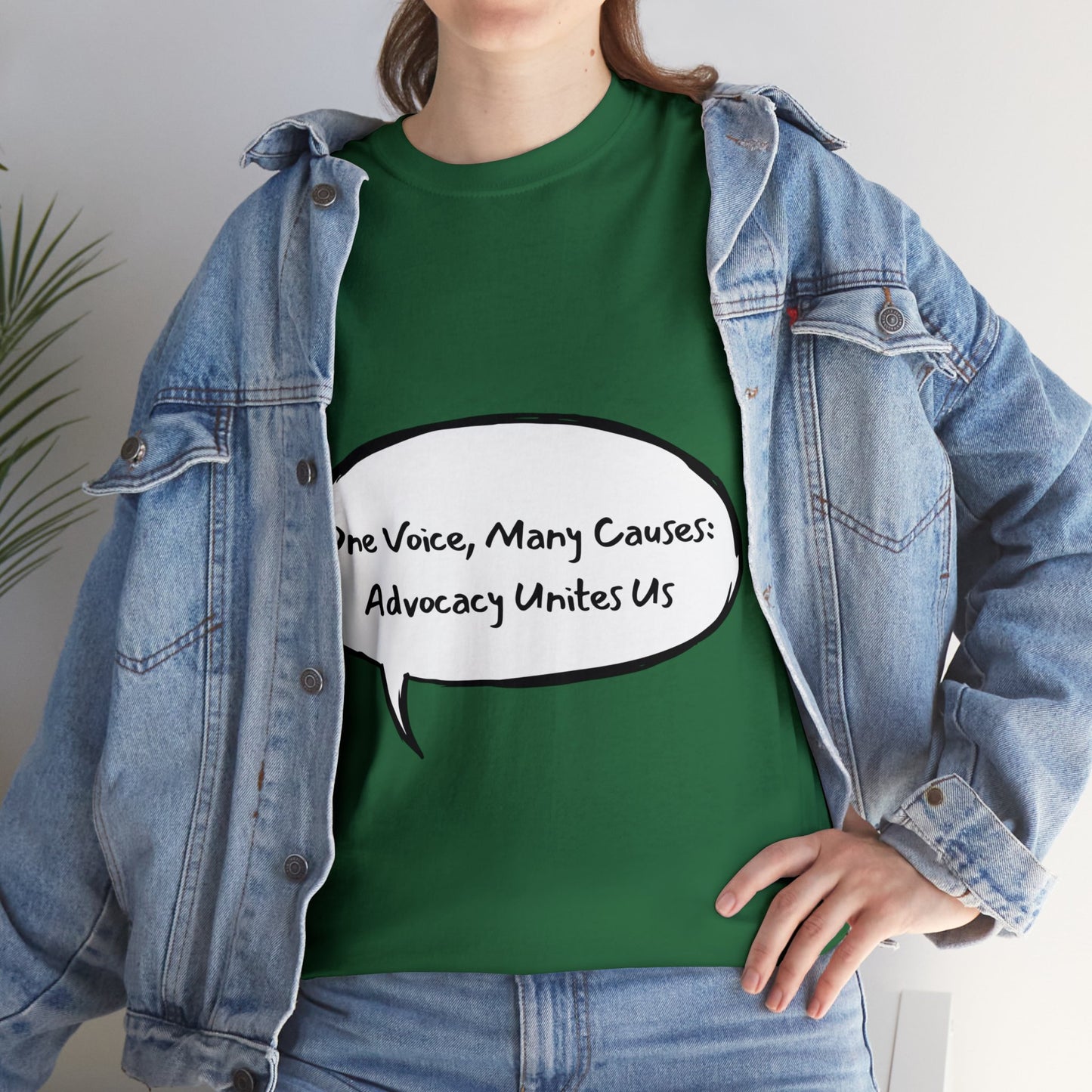 Unisex T-Shirt - One Voice, Many Causes: Advocacy Unites Us