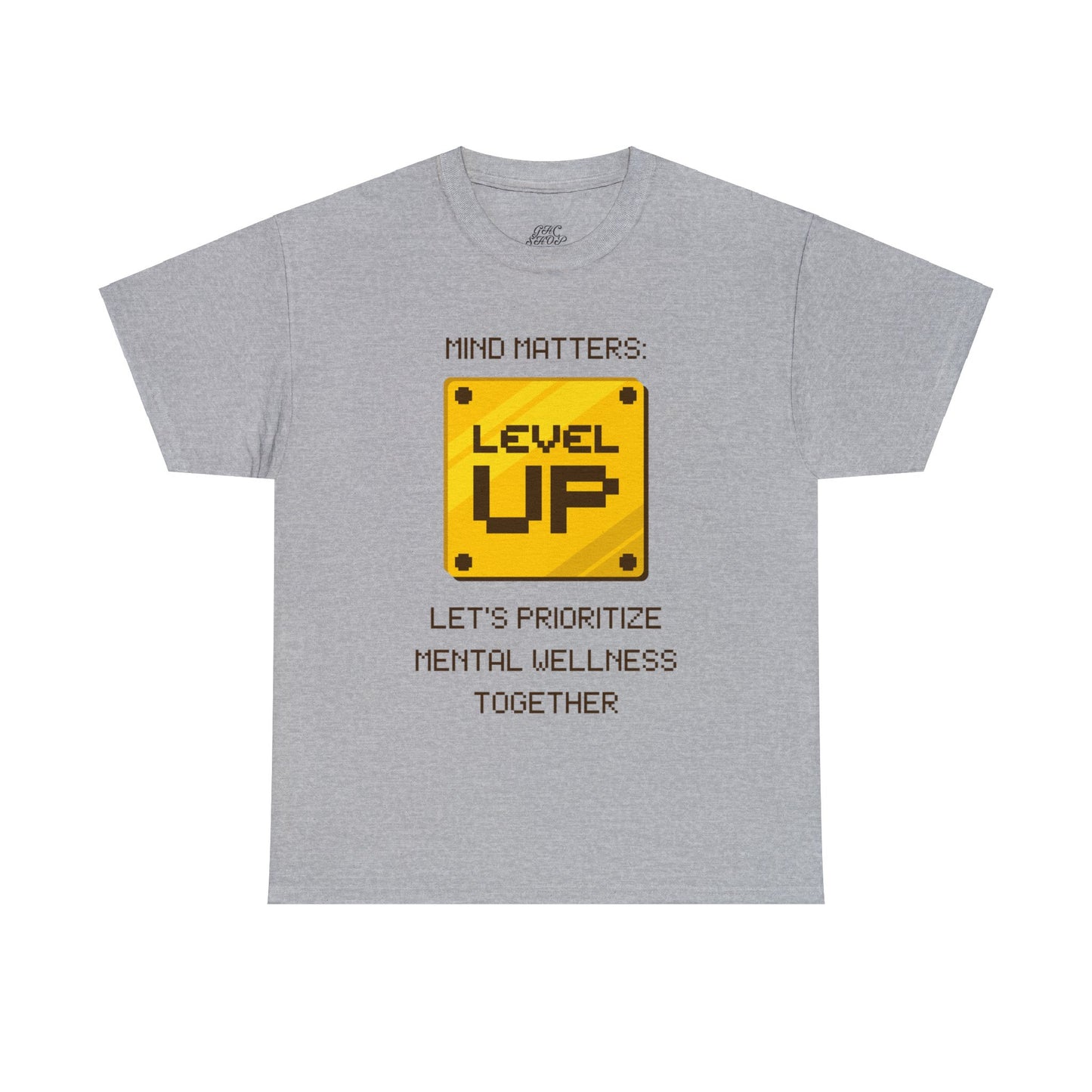 Unisex Heavy Cotton Tee - Mind Matters: Let's Prioritize Mental Wellness Together