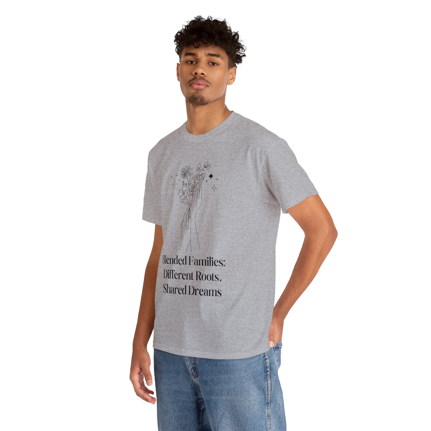 Unisex T-Shirt - Blended Families: Different Roots, Shared Dreams