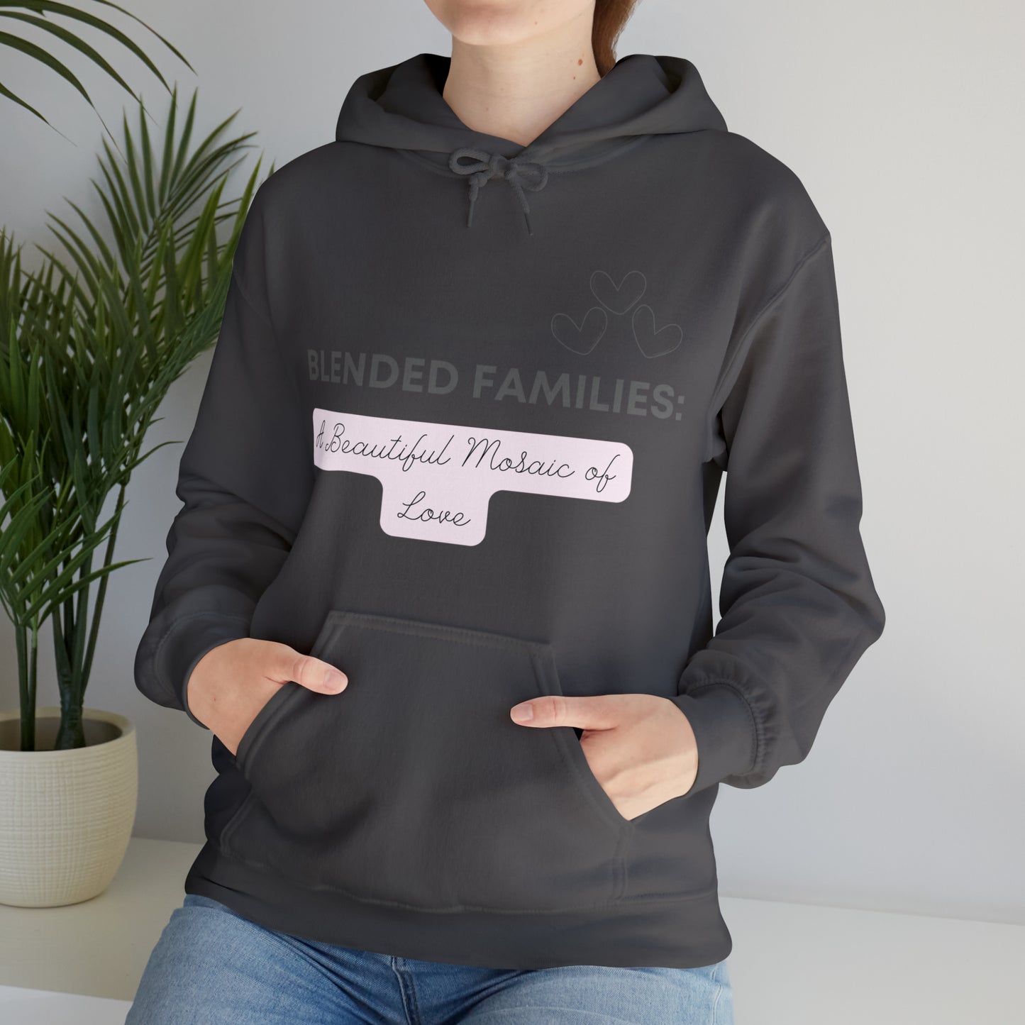 Unisex Hooded Sweatshirt - Blended Families: A Beautiful Mosaic of Love