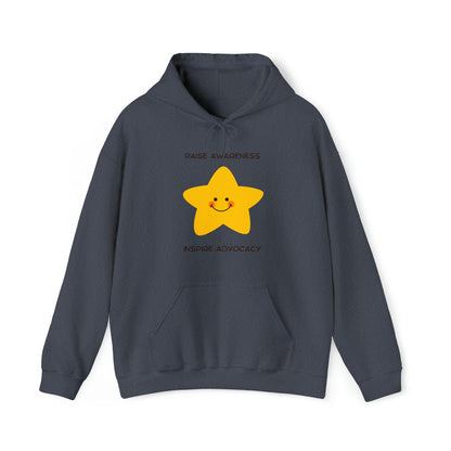 Unisex Hooded Sweatshirt - Raise Awareness, Inspire Advocacy