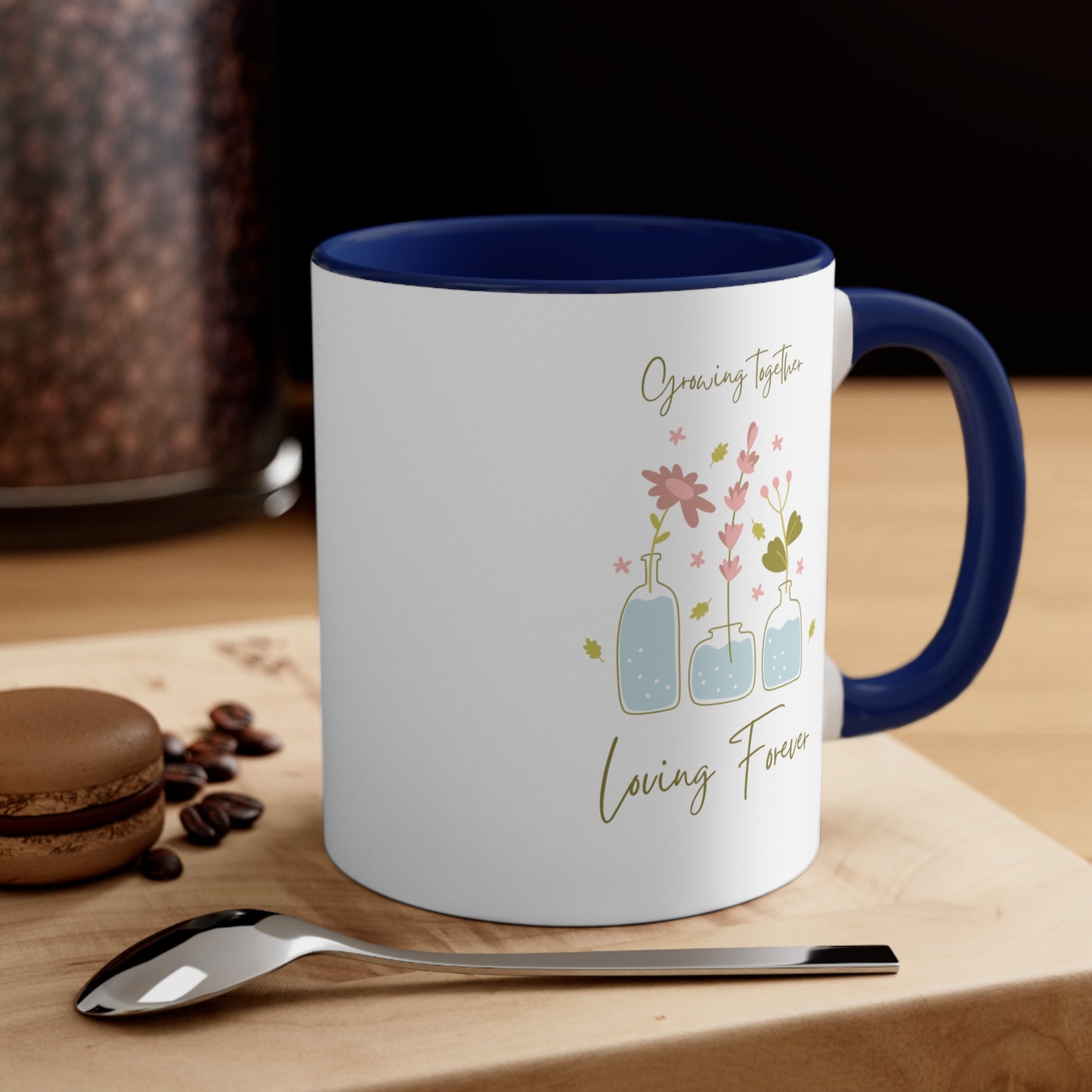 Accent Coffee Mug - Growing Together, Loving Forever