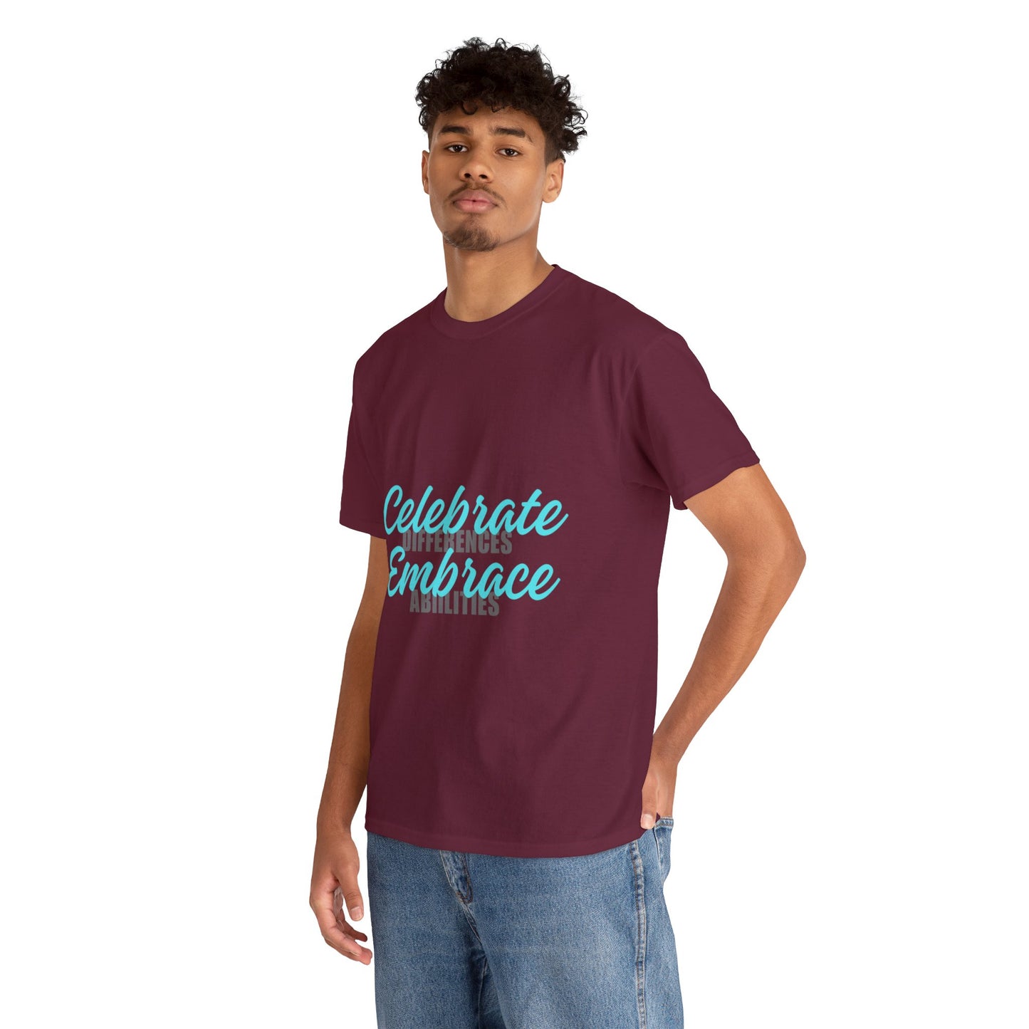 Unisex T-Shirt - Celebrate Differences, Embrace Abilities