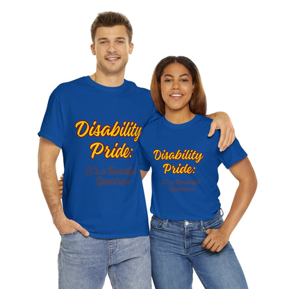 Unisex T-Shirt - Disability Pride: It's a Beautiful Spectrum