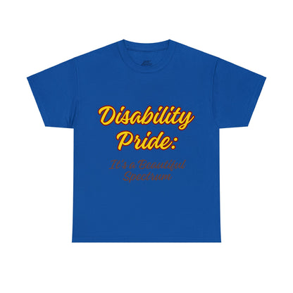 Unisex T-Shirt - Disability Pride: It's a Beautiful Spectrum