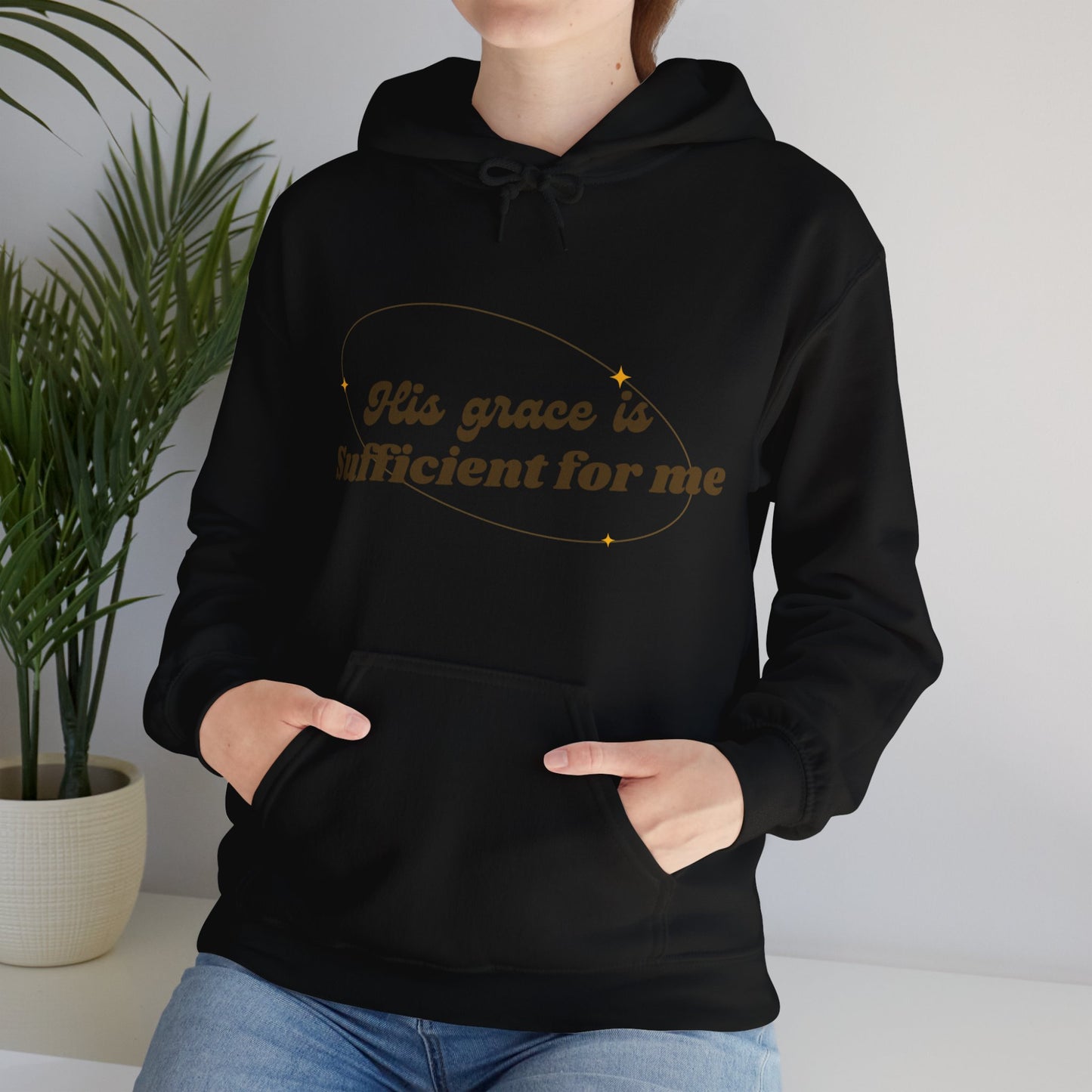 Unisex Hooded Sweatshirt - His grace is sufficient for me