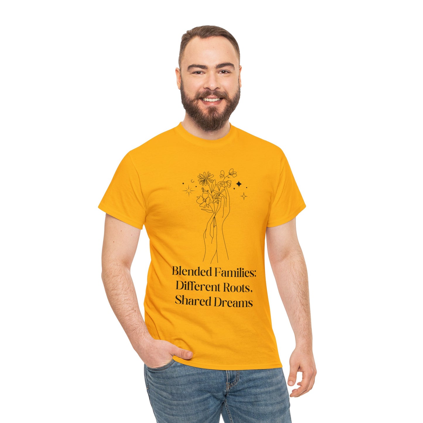 Unisex T-Shirt - Blended Families: Different Roots, Shared Dreams