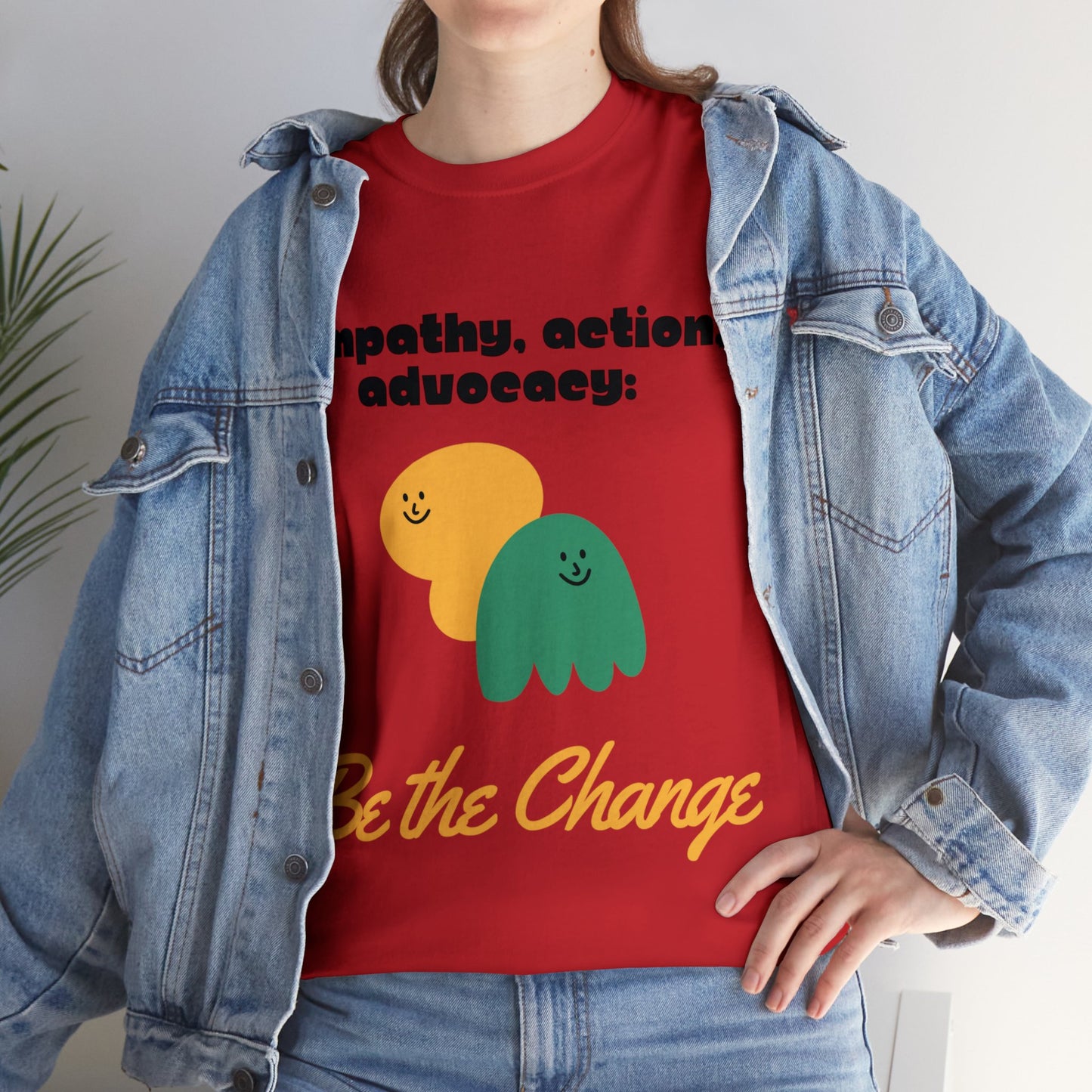 Unisex T-Shirt - Empathy, Action, Advocacy: Be the Change