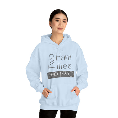 Unisex Hooded Sweatshirt - Two Families, One Love