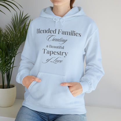 Unisex Hooded Sweatshirt - Blended Families: Creating a Beautiful Tapestry of Love