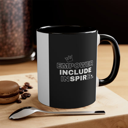 Accent Coffee Mug - Empower, Include, Inspire