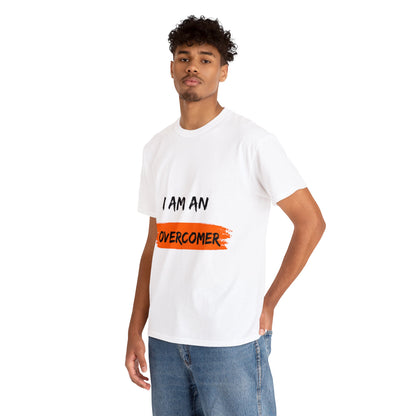 Unisex Heavy Cotton Tee -  I am an overcomer