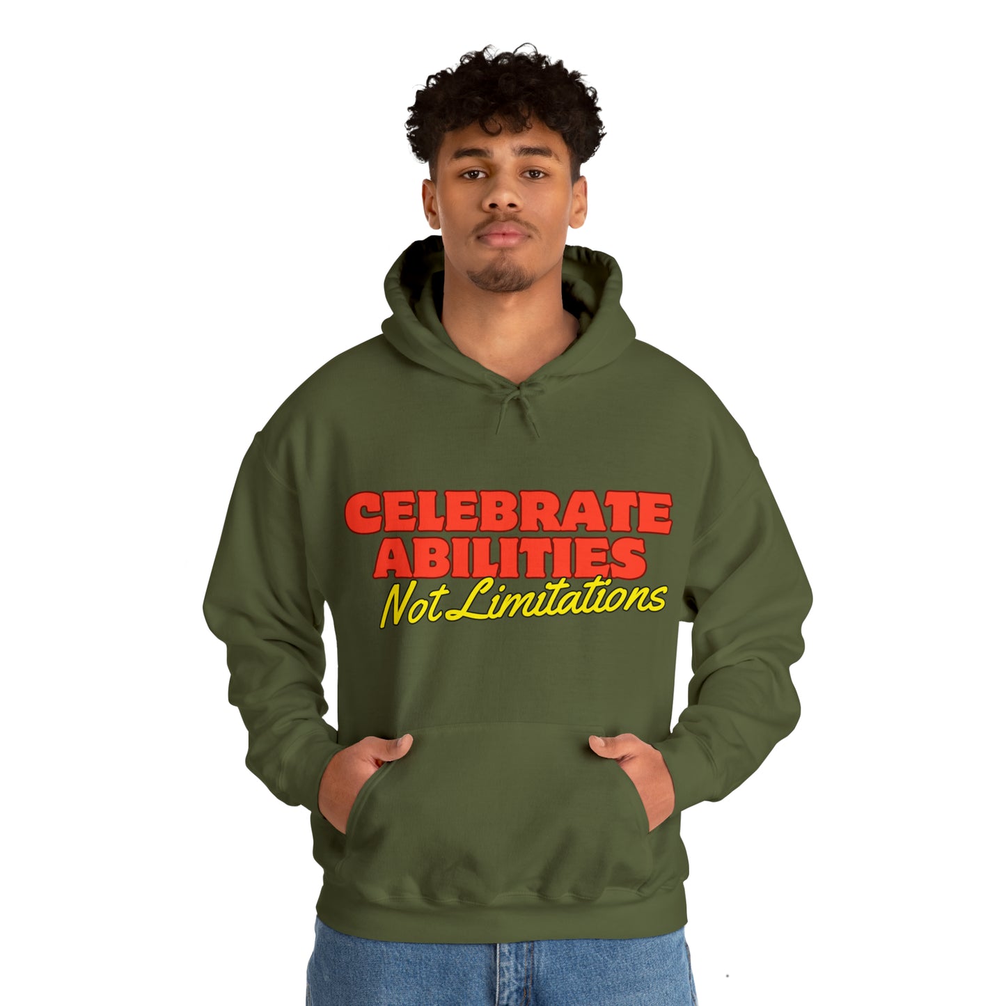 Unisex Hooded Sweatshirt - Celebrate Abilities, Not Limitations