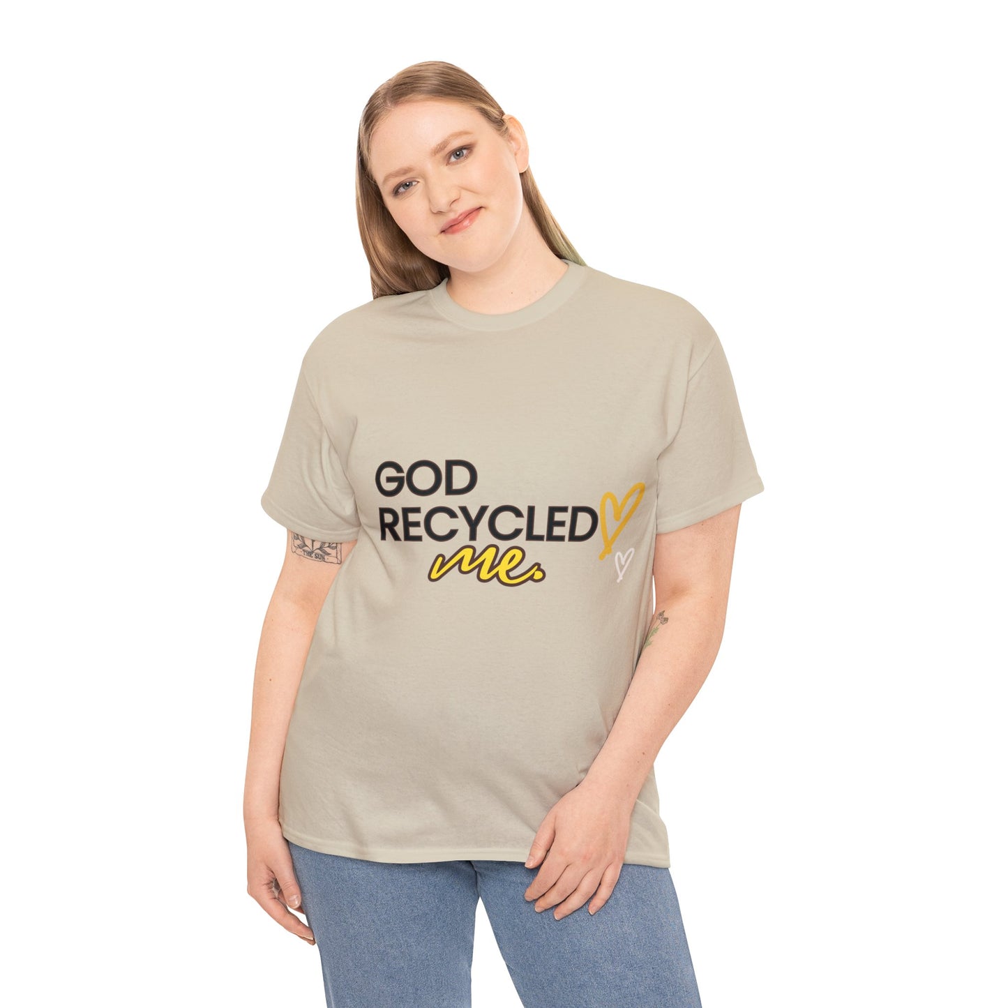 Unisex Heavy Cotton Tee - God recycled me