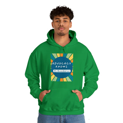 Unisex Hooded Sweatshirt - Advocacy Knows No Boundaries