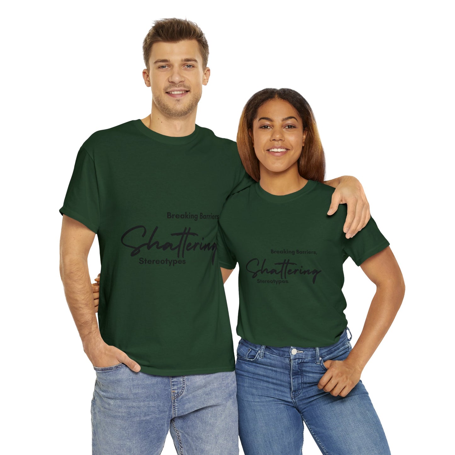 Unisex T-Shirt - Breaking Barriers, Shattering Stereotypes