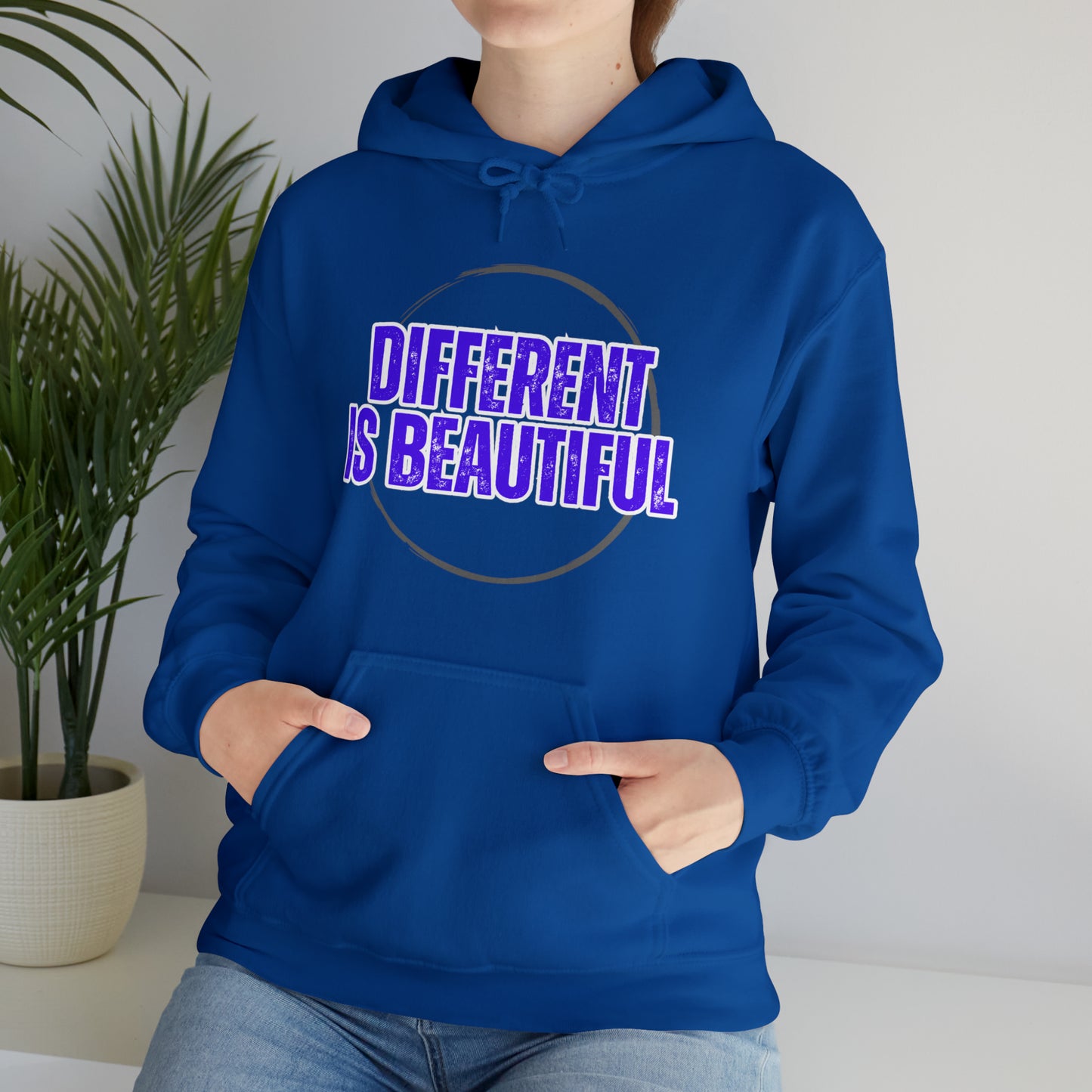 Unisex Hooded Sweatshirt - Different is Beautiful