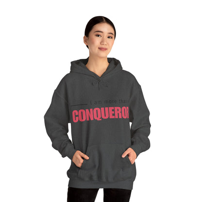 Unisex Hooded Sweatshirt - I am more than a conqueror