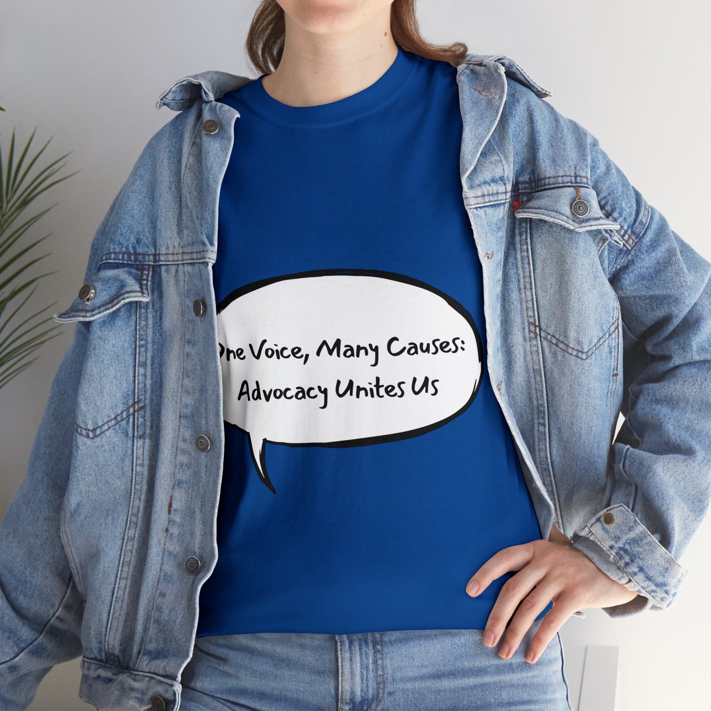 Unisex T-Shirt - One Voice, Many Causes: Advocacy Unites Us