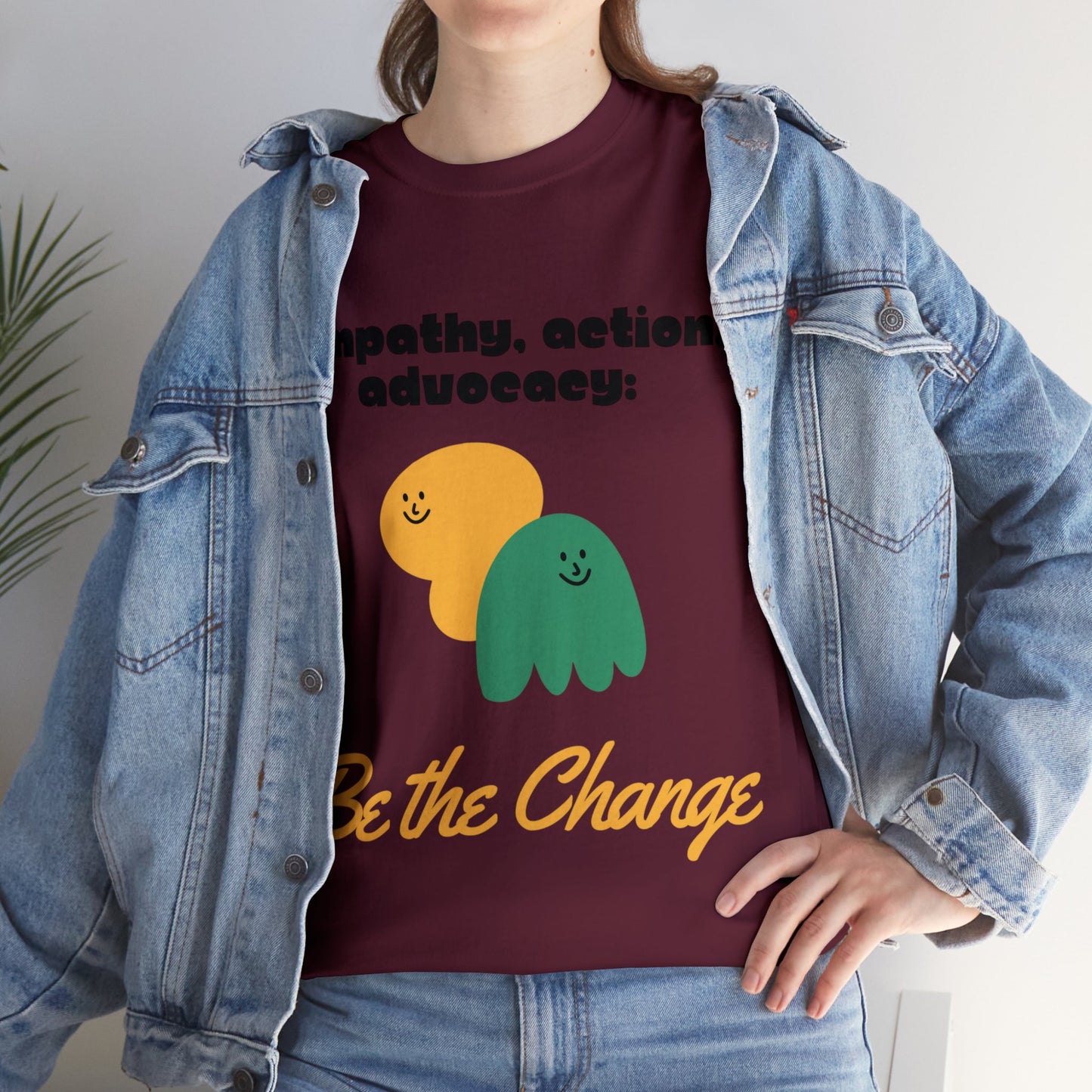 Unisex T-Shirt - Empathy, Action, Advocacy: Be the Change