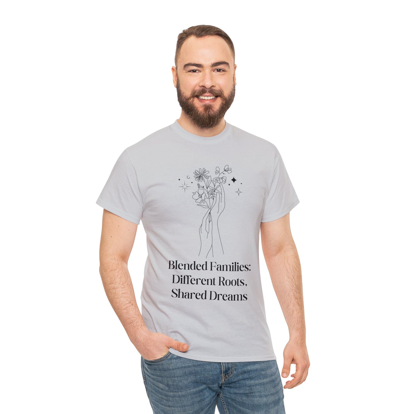 Unisex T-Shirt - Blended Families: Different Roots, Shared Dreams