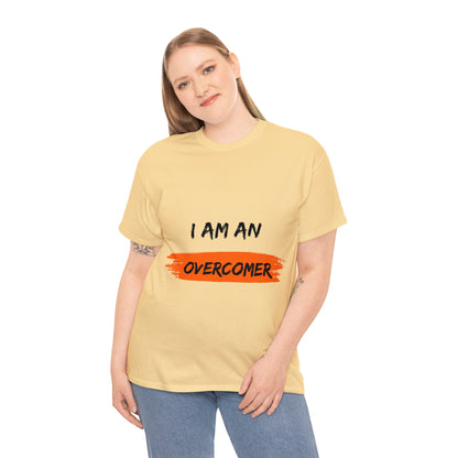 Unisex Heavy Cotton Tee -  I am an overcomer