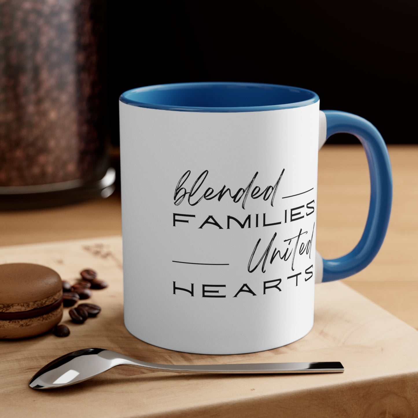 Accent Coffee Mug - Blended Families, United Hearts