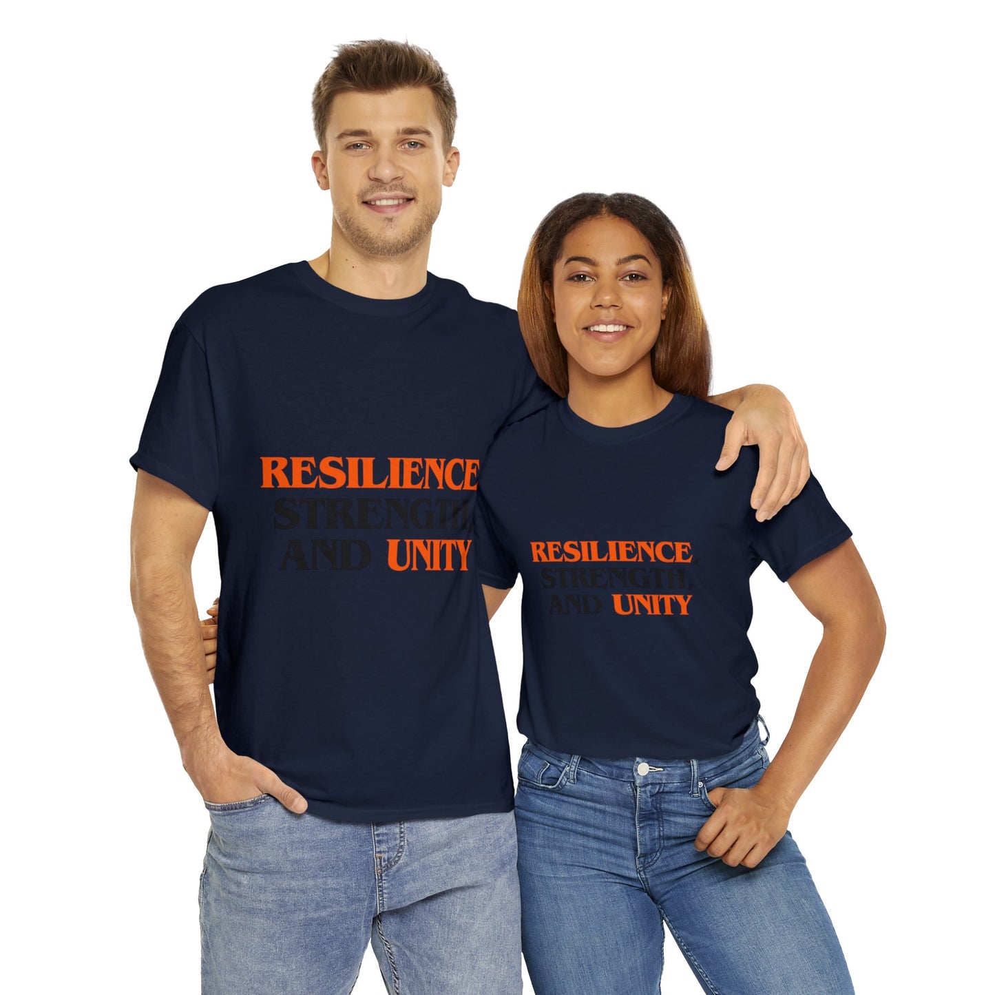 Unisex T-Shirt - Resilience, Strength, and Unity